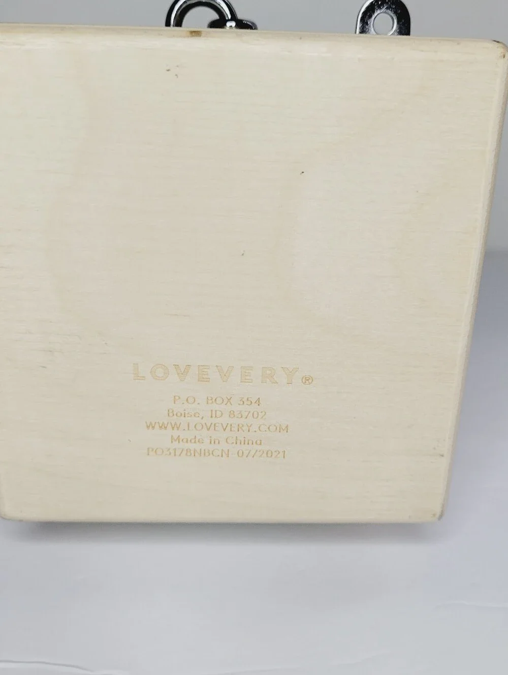 Lovevery Wooden Lock Box Latches “The Realist” 19-21 Months Hand-eye Montessori